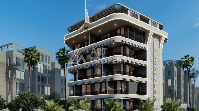 Новый стильный проект  в центре Алании - Ракурс 25