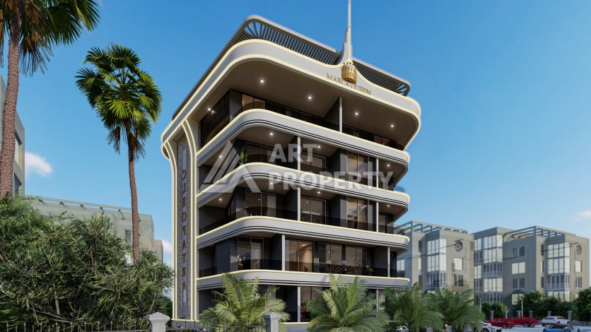 Новый стильный проект  в центре Алании - Ракурс 26