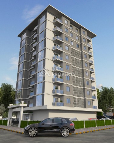 Квартиры 2+1, 3+1 и 4+1 в 700 метрах от моря.  Махмутлар, Алания - Ракурс 3