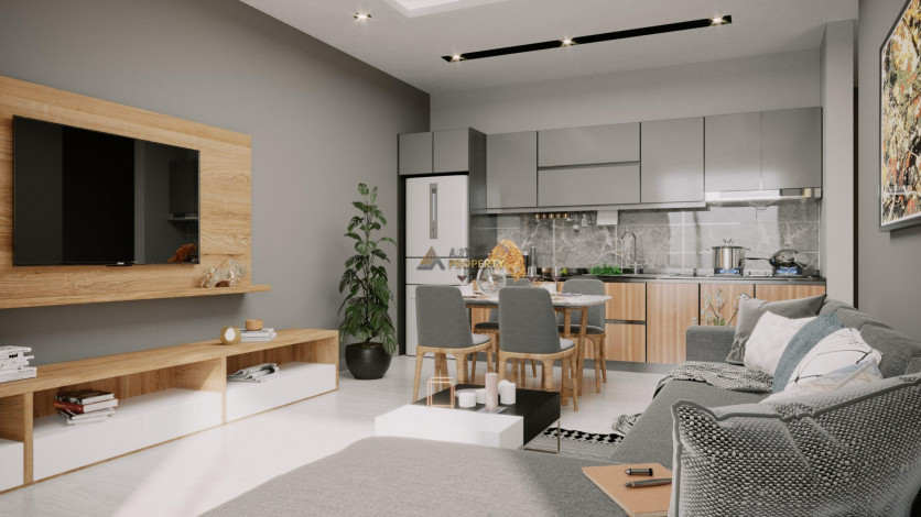 Новый комплекс на этапе строительства в Авсалларе. Элитное предложение по привлекательной цене! 60-165 м2 - Ракурс 22