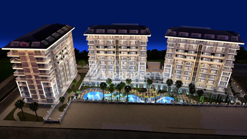 Три квартиры 1+1 в пешей доступности от пляжа Клеопатры, 65,5 кв.м. - Ракурс 18