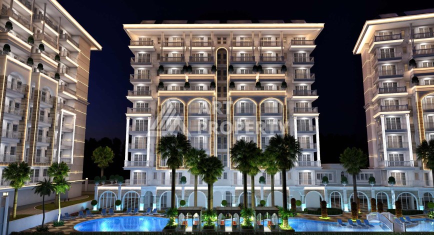 Три квартиры 1+1 в пешей доступности от пляжа Клеопатры, 65,5 кв.м. - Ракурс 21