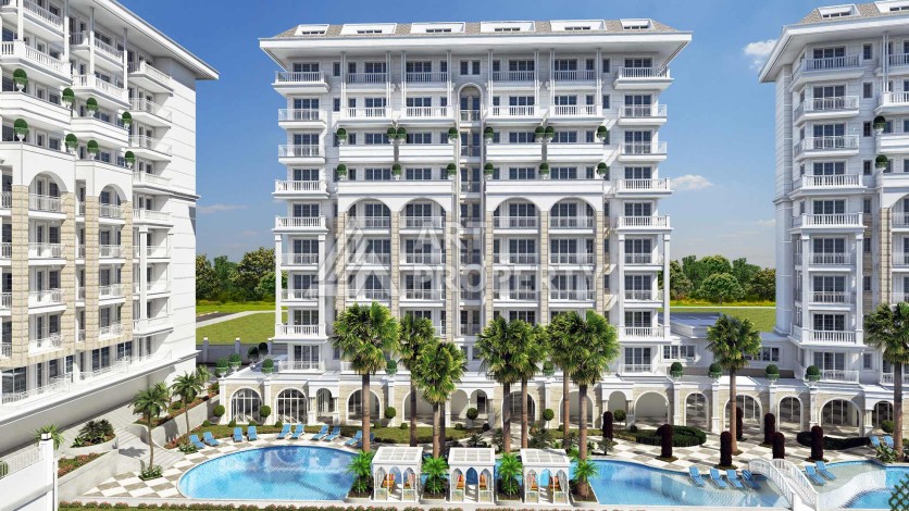 Три квартиры 1+1 в пешей доступности от пляжа Клеопатры, 65,5 кв.м. - Ракурс 23