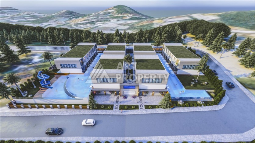 Таунхаусы 2+1 в 300 метрах от моря. Конаклы, Алания - Ракурс 15