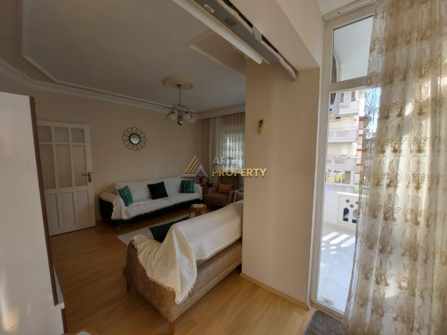 Трехкомнатная квартира в центре Аланьи в 350 метрах от пляжа Клеопатра, 95 м2 - Ракурс 7