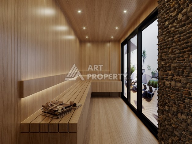 Бутик-комплекс с квартирами 1+1, 2+1 и садовыми дуплексами 3+1, от 50 до 127 м². Оба, Алания - Ракурс 8