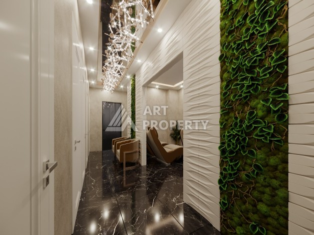 Бутик-комплекс с квартирами 1+1, 2+1 и садовыми дуплексами 3+1, от 50 до 127 м². Оба, Алания - Ракурс 10