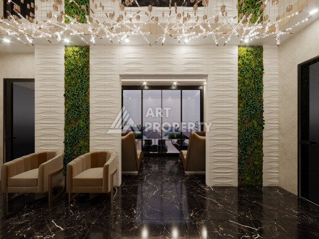 Бутик-комплекс с квартирами 1+1, 2+1 и садовыми дуплексами 3+1, от 50 до 127 м². Оба, Алания - Ракурс 11