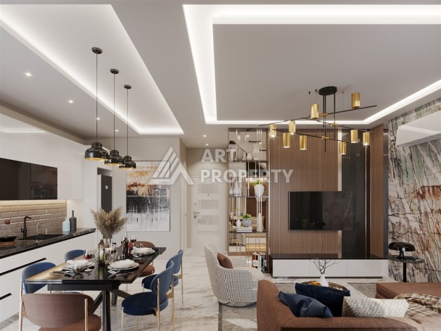 Бутик-комплекс с квартирами 1+1, 2+1 и садовыми дуплексами 3+1, от 50 до 127 м². Оба, Алания - Ракурс 17