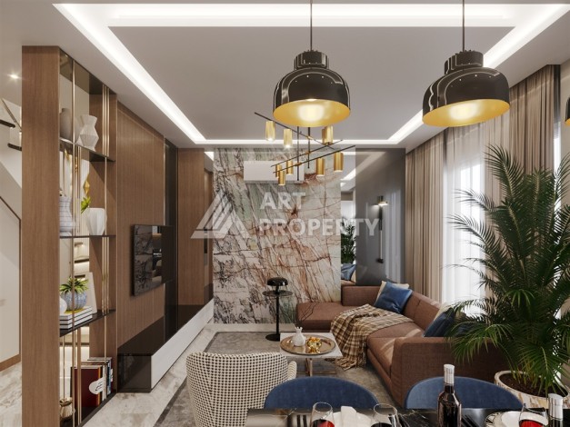 Бутик-комплекс с квартирами 1+1, 2+1 и садовыми дуплексами 3+1, от 50 до 127 м². Оба, Алания - Ракурс 19