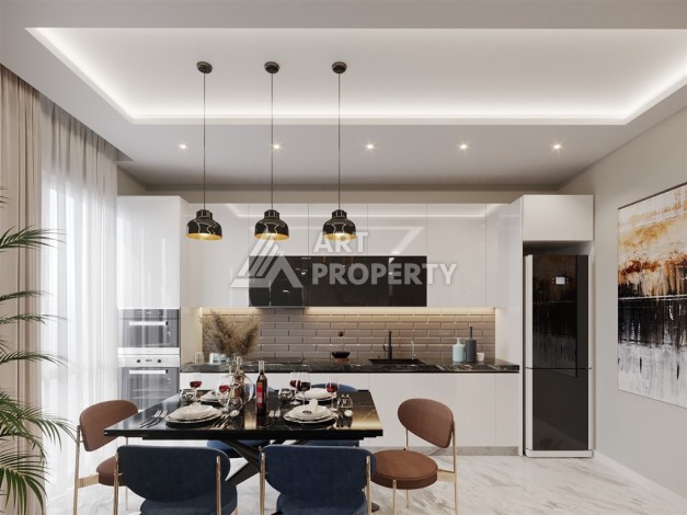 Бутик-комплекс с квартирами 1+1, 2+1 и садовыми дуплексами 3+1, от 50 до 127 м². Оба, Алания - Ракурс 21