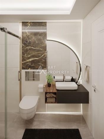 Бутик-комплекс с квартирами 1+1, 2+1 и садовыми дуплексами 3+1, от 50 до 127 м². Оба, Алания - Ракурс 22