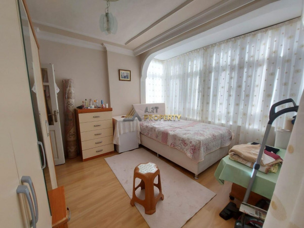 Трехкомнатная квартира в центре Аланьи в 350 метрах от пляжа Клеопатра, 95 м2 - Ракурс 12