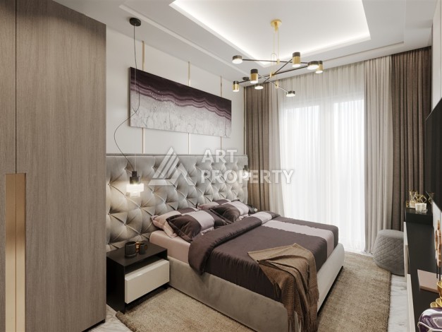 Бутик-комплекс с квартирами 1+1, 2+1 и садовыми дуплексами 3+1, от 50 до 127 м². Оба, Алания - Ракурс 26