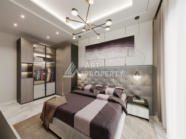 Бутик-комплекс с квартирами 1+1, 2+1 и садовыми дуплексами 3+1, от 50 до 127 м². Оба, Алания - Ракурс 27