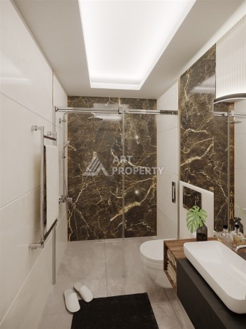 Бутик-комплекс с квартирами 1+1, 2+1 и садовыми дуплексами 3+1, от 50 до 127 м². Оба, Алания - Ракурс 31