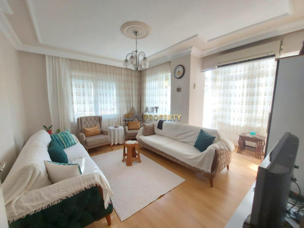 Трехкомнатная квартира в центре Аланьи в 350 метрах от пляжа Клеопатра, 95 м2 - Ракурс 13