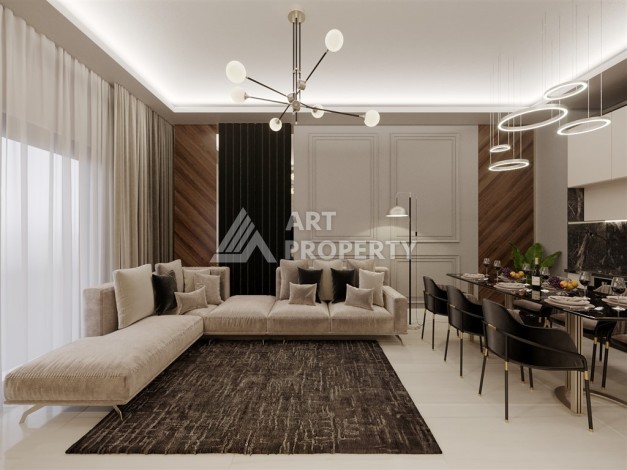 Бутик-комплекс с квартирами 1+1, 2+1 и садовыми дуплексами 3+1, от 50 до 127 м². Оба, Алания - Ракурс 33