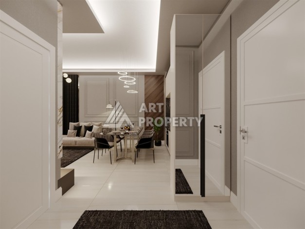 Бутик-комплекс с квартирами 1+1, 2+1 и садовыми дуплексами 3+1, от 50 до 127 м². Оба, Алания - Ракурс 36