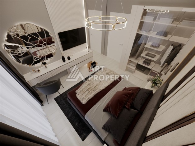 Бутик-комплекс с квартирами 1+1, 2+1 и садовыми дуплексами 3+1, от 50 до 127 м². Оба, Алания - Ракурс 38