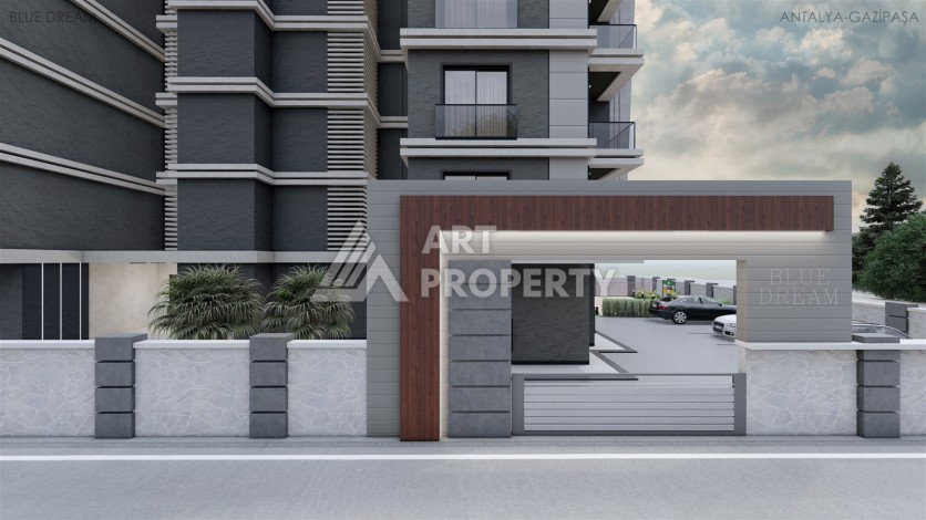Современные квартиры 1+1 и 2+1 в Газипаша, 45-115 кв.м. - Ракурс 7