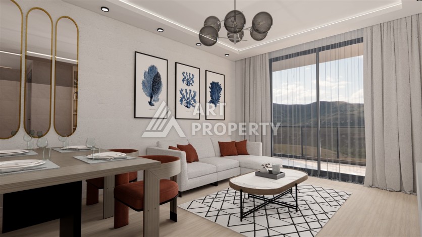 Современные квартиры 1+1 и 2+1 в Газипаша, 45-115 кв.м. - Ракурс 11