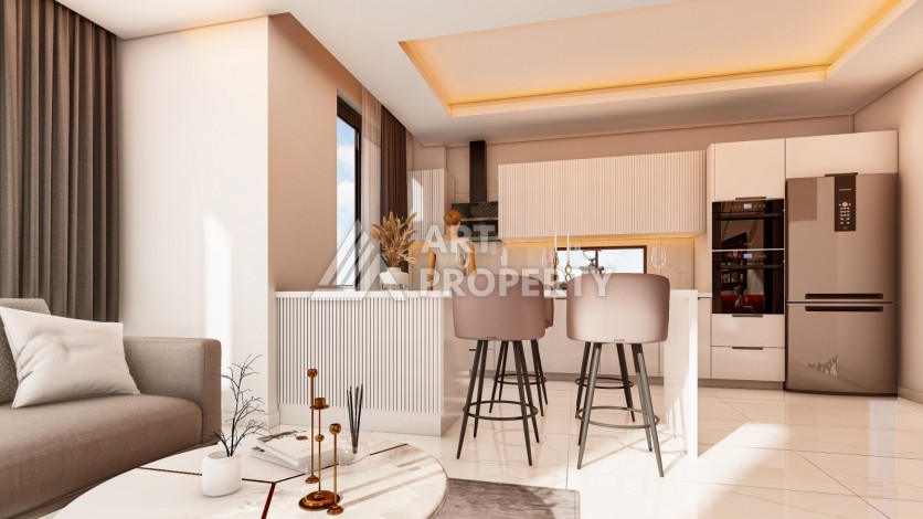 Виллы 3+1 всего в 300 метрах от моря. Паяллар, Алания - Ракурс 9