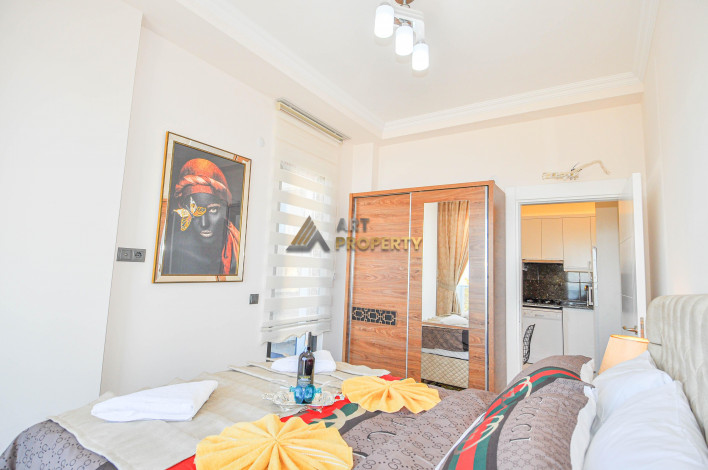 Двухкомнатные квартиры в новом современном комплексе в районе Каргыджак, Алания,65 м2 - Ракурс 4