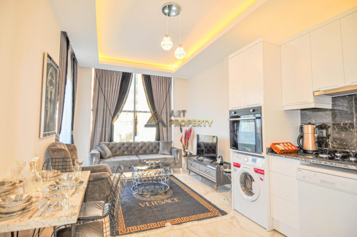 Двухкомнатные квартиры в новом современном комплексе в районе Каргыджак, Алания,65 м2 - Ракурс 7