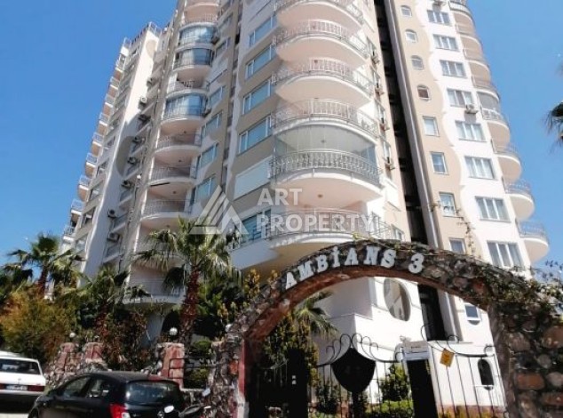 Меблированная квартира 2+1 с видом на море и горы, 95 кв.м. Махмутлар, Алания - Ракурс 9