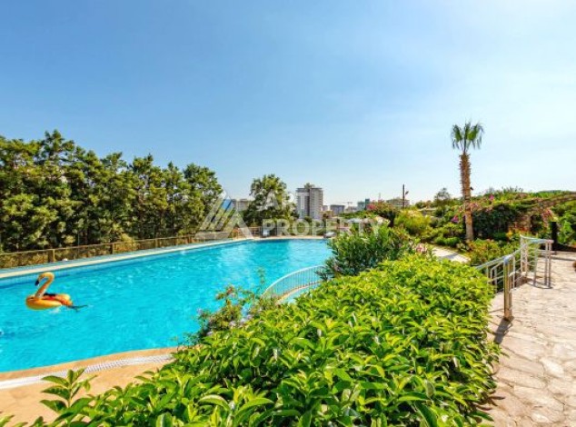 Меблированная квартира 2+1 с видом на море и горы, 95 кв.м. Махмутлар, Алания - Ракурс 10