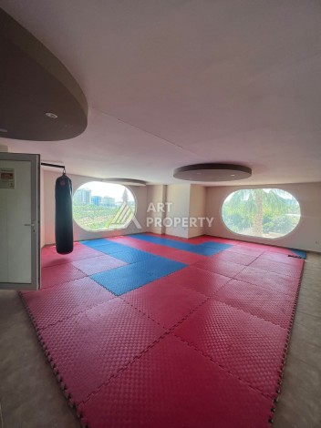 Меблированная квартира 2+1 с видом на море и горы, 95 кв.м. Махмутлар, Алания - Ракурс 24