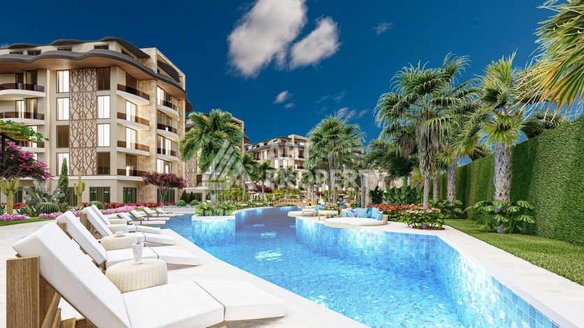 Новый потрясающий проект в районе Оба, квартиры 51-134 кв.м. - Ракурс 4