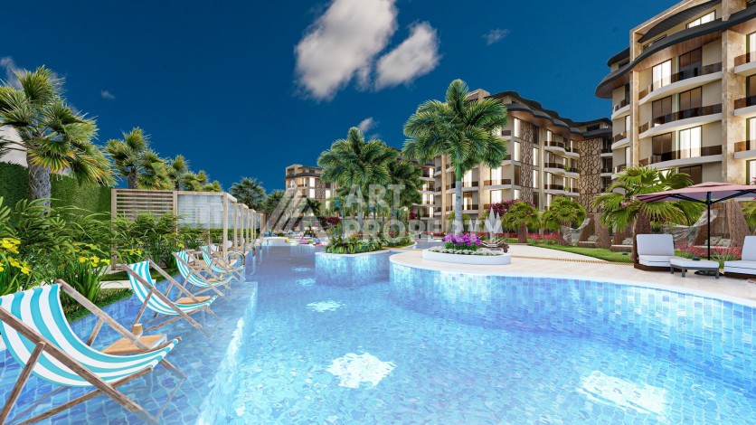 Новый потрясающий проект в районе Оба, квартиры 51-134 кв.м. - Ракурс 11