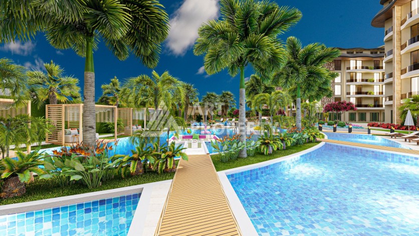 Новый потрясающий проект в районе Оба, квартиры 51-134 кв.м. - Ракурс 14