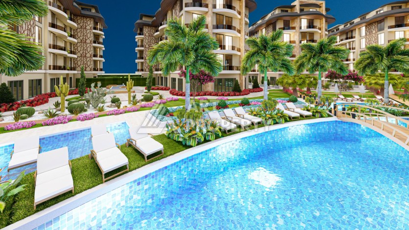 Новый потрясающий проект в районе Оба, квартиры 51-134 кв.м. - Ракурс 31