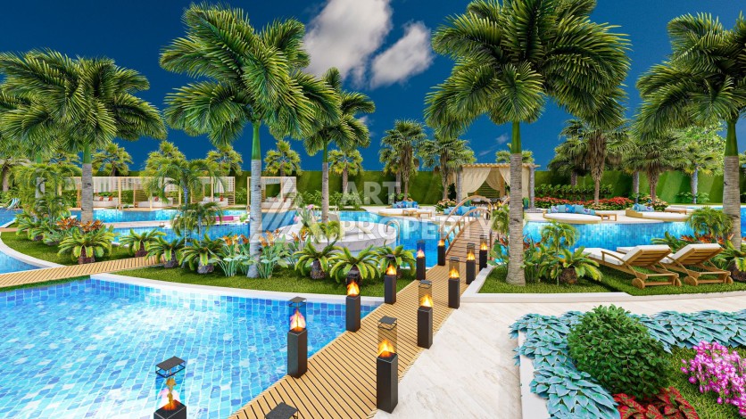 Новый потрясающий проект в районе Оба, квартиры 51-134 кв.м. - Ракурс 33