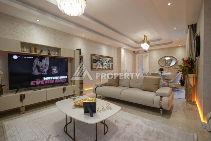 Роскошный дуплекс 4+1 с видом на море в Махмутларе, 183 кв.м. - Ракурс 3