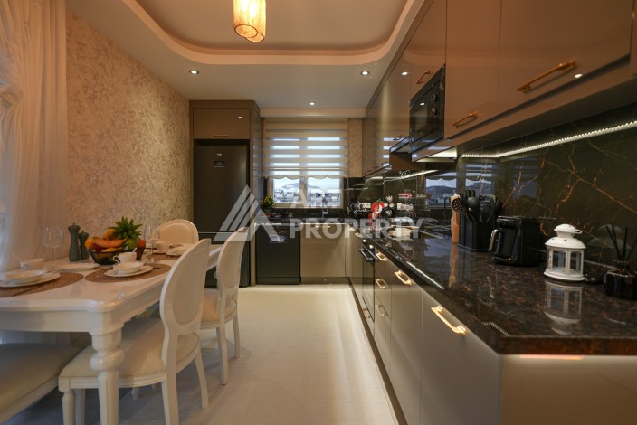 Роскошный дуплекс 4+1 с видом на море в Махмутларе, 183 кв.м. - Ракурс 4