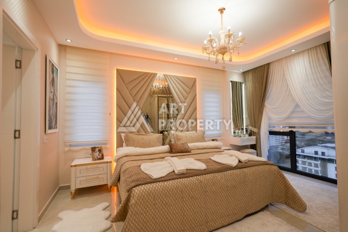 Роскошный дуплекс 4+1 с видом на море в Махмутларе, 183 кв.м. - Ракурс 9