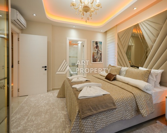 Роскошный дуплекс 4+1 с видом на море в Махмутларе, 183 кв.м. - Ракурс 10