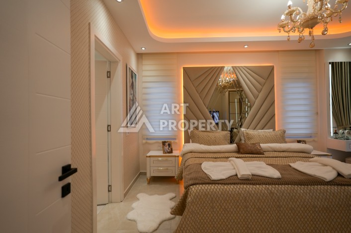 Роскошный дуплекс 4+1 с видом на море в Махмутларе, 183 кв.м. - Ракурс 11