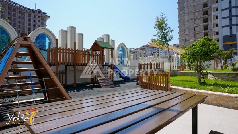 Роскошный дуплекс 4+1 с видом на море в Махмутларе, 183 кв.м. - Ракурс 25