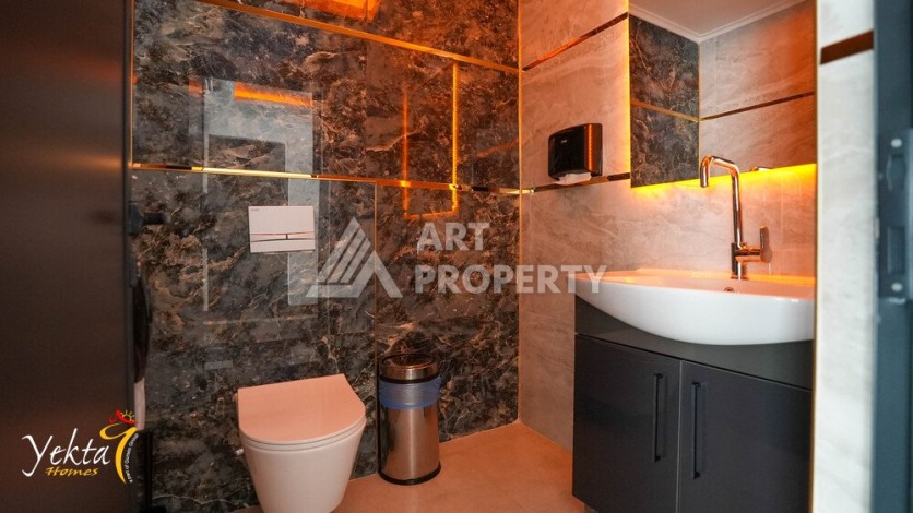 Роскошный дуплекс 4+1 с видом на море в Махмутларе, 183 кв.м. - Ракурс 35