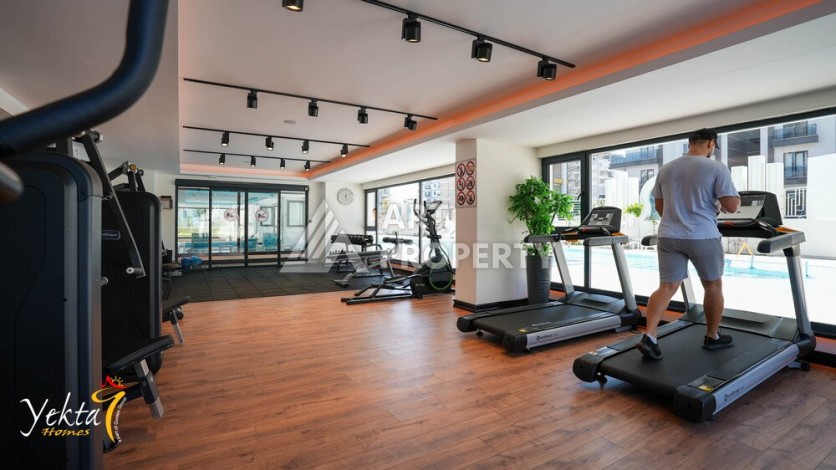 Роскошный дуплекс 4+1 с видом на море в Махмутларе, 183 кв.м. - Ракурс 43