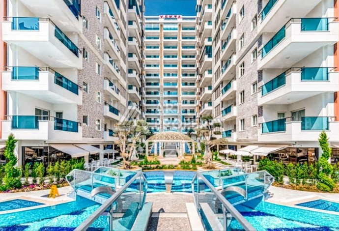 Квартира 1+1 для привилегированной жизни у моря, 70 кв.м. Махмутлар, Алания - Ракурс 23