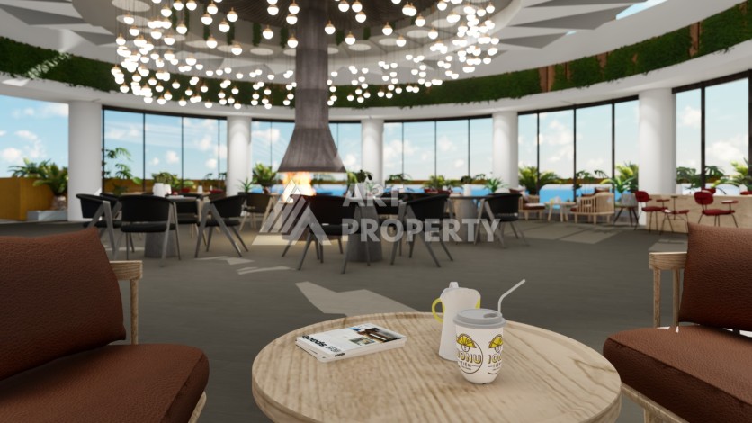 Квартиры 2+1 и 2+1 XL в самом масштабном комплексе на побережье, 129-157 кв.м. Турклер, Алания - Ракурс 5