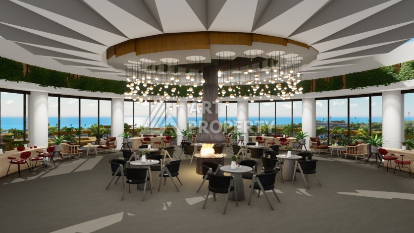 Квартиры 2+1 и 2+1 XL в самом масштабном комплексе на побережье, 129-157 кв.м. Турклер, Алания - Ракурс 6