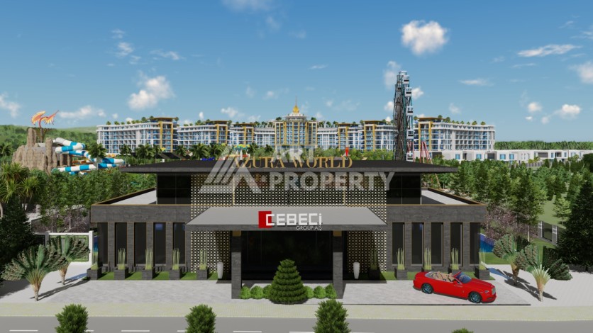 Квартиры 2+1 и 2+1 XL в самом масштабном комплексе на побережье, 129-157 кв.м. Турклер, Алания - Ракурс 19