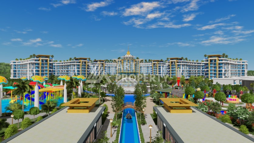 Квартиры 2+1 и 2+1 XL в самом масштабном комплексе на побережье, 129-157 кв.м. Турклер, Алания - Ракурс 23